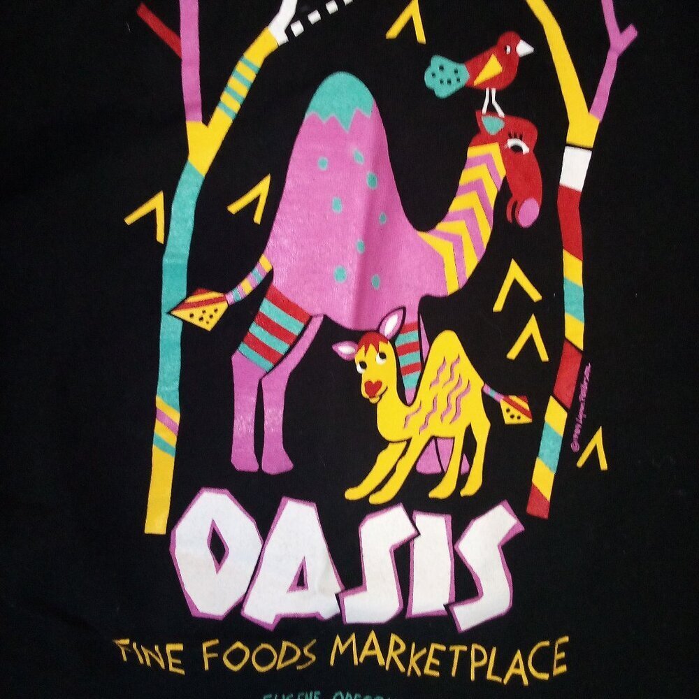 Vintage 80s Oasis Fine Foods Marketplace T-Shirt